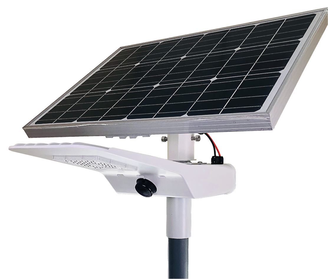 DEFINEWA MODULAR DSM2100 - Autarke LED Solar Strassenleuchte mit 360° Ausrichtung des Hochleistungs-Solarmoduls