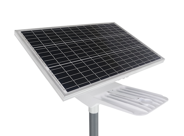 DEFINEWA MODULAR DSM2100 - Autarke LED Solar Strassenleuchte mit leistungsstarkem 100W Hochleistungs-Solarmodul
